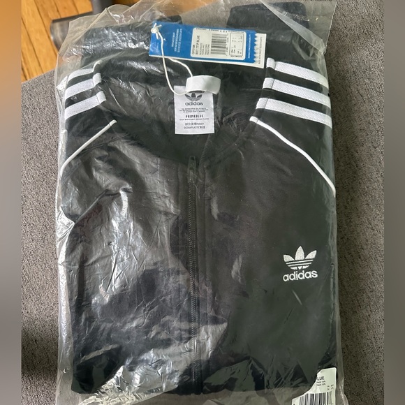 Adidas SST tracksuit jacket- black and white - Picture 2 of 4